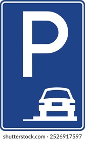 Parkplatz auf dem Gehweg, Stoppschilder und Parkschilder, Autobahnschilder, Verkehrsschilder Türkei (türkisch: Karayolları Standart Trafik İşaret Levhaları, Duraklama ve Park Etme İşaretleri, Park)