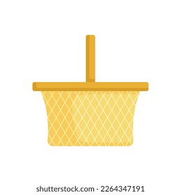 park picnic basket cartoon. park picnic basket sign. isolated symbol vector illustration