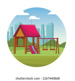 park playground cartoon