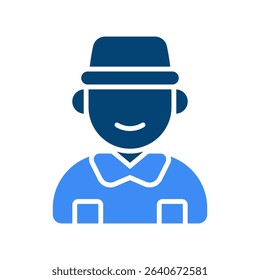 Park Ranger Vector for National Park Staff and Wildlife Protection. Conservation officer icon, nature law enforcement and guidance