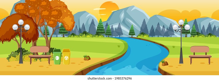 Entorno natural del río Park