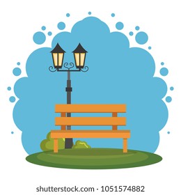 park scene landscape icon