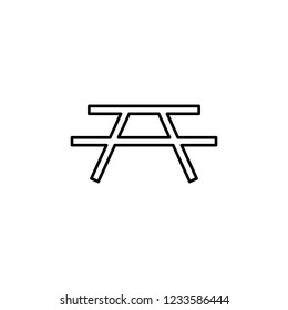 park sign icon. Element of navigation sign icon. Thin line icon for website design and development, app development. Premium icon