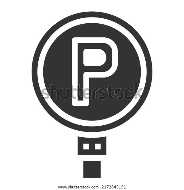 PARK SIGN Icon Vector Symbol \
Simple Design For Using In Graphics Web Report Logo\
Infographics