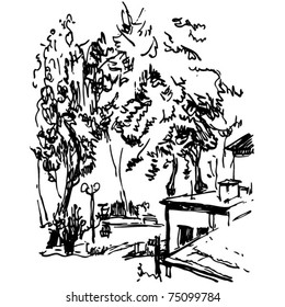 park sketch