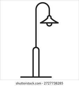 Park stock icon outline vector