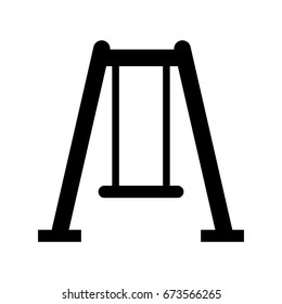 park swing isolated icon