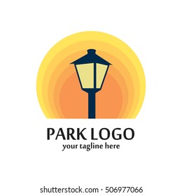 Park theme logo template