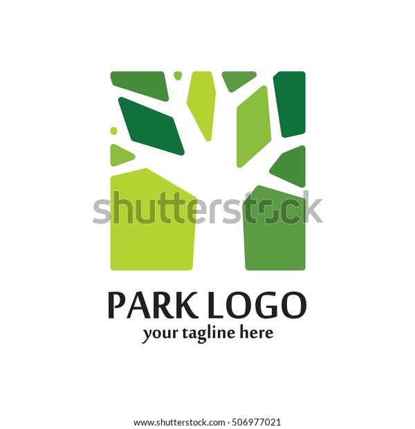 Park Theme Logo Template Stock Vector Royalty Free 506977021