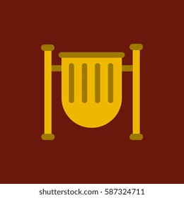 park trash urn vector illustration