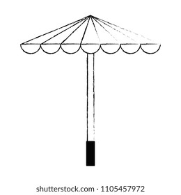 park umbrella open icon