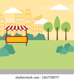park urban background
