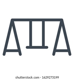 park vector glyph color icon 
