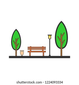 Park vector icon