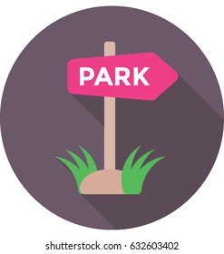 Park Vector Icon