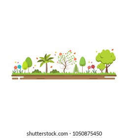 Park, vector illustration.