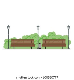 Park vector illustration