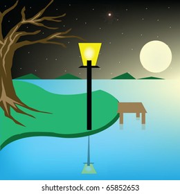 park vector illustration