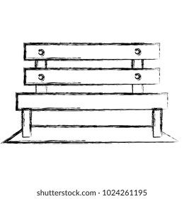 park wooden chair icon