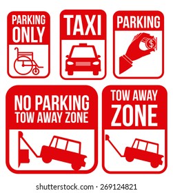 Park zone design over white background, vector illustration