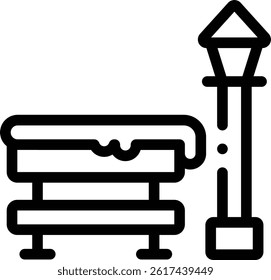 parka icon. Thin Linear Style Design Isolated On White Background