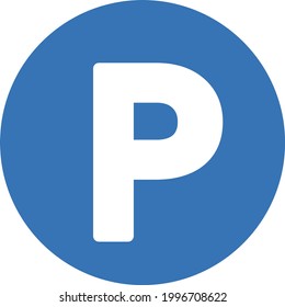 parked vector glyph color icon