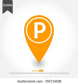 parking area icon template