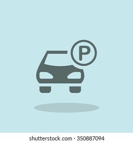 Parking area vector