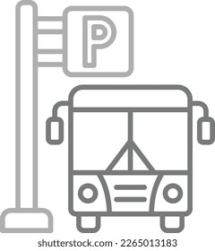 Parking Area vector icon. Can be used for printing, mobile and web applications.