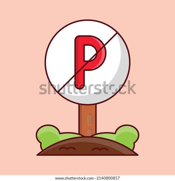 parking ban Vector illustration on a transparent
background.Premium quality symbols. vector line flat  icon for
concept and graphic
design.