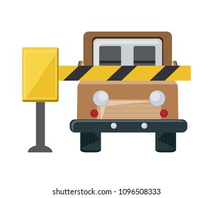 Parking barrier design