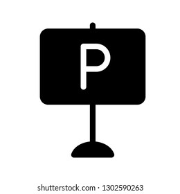 parking board glyph icon