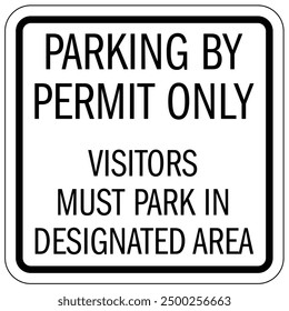 Estacionamiento con permiso de solo señalización