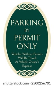 Estacionamiento con permiso de solo señalización
