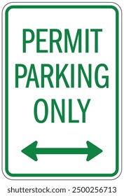 Estacionamiento con permiso de solo señalización