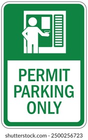 Estacionamiento con permiso de solo señalización