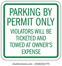 Estacionamiento con permiso de solo señalización