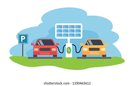 1,215 Solar Parking Stock Illustrations, Images & Vectors 