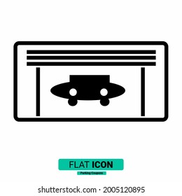 Parkcoupons Symbol Vectordesign-Vorlage