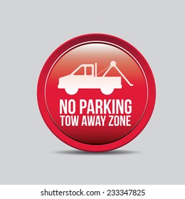 Parking design over gray background, vector illustration.