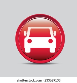 Parking design over gray background, vector illustration.