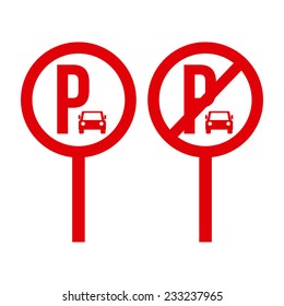 Parking design over white background, vector illustration.