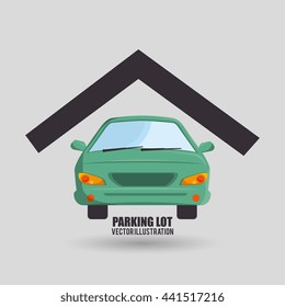 parking lot design, vector illustration eps10 graphic 