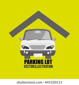 parking lot design, vector illustration eps10 graphic 