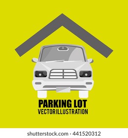 parking lot design, vector illustration eps10 graphic 