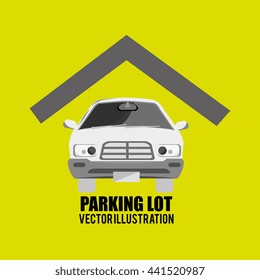 parking lot design, vector illustration eps10 graphic 