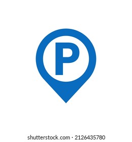 Diseño gráfico de estacionamiento, ilustración vectorial