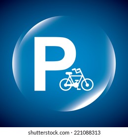 parking graphic design , vector illustration