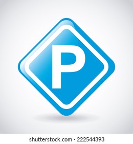 parking graphic design , vector illustration
