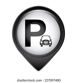 parking graphic design , vector illustration